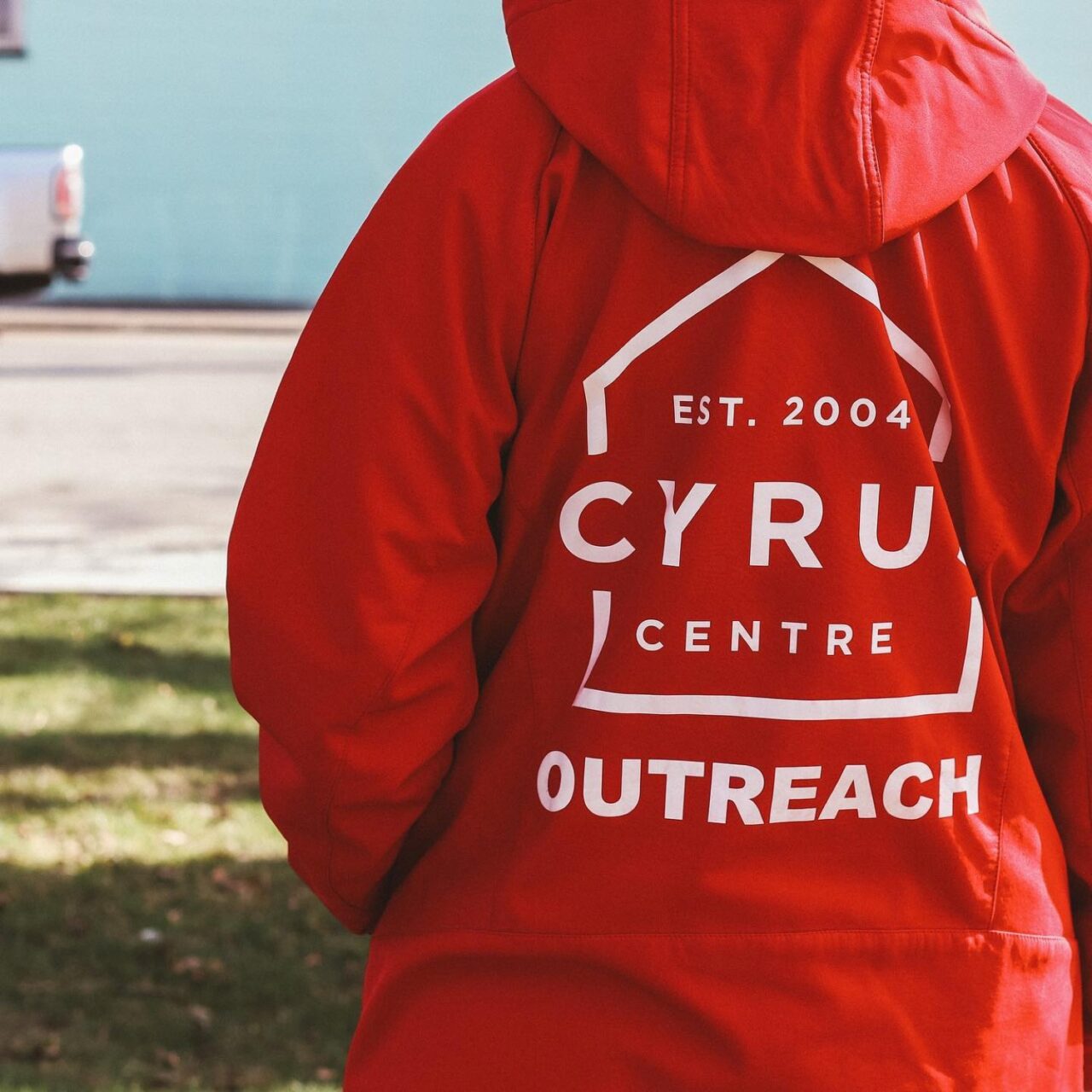 faithfully serving others | person wearing a jacket for Cyrus Centre Outreach