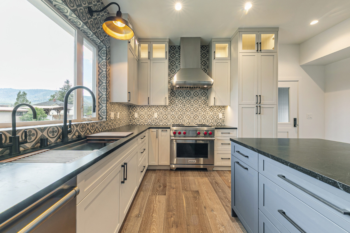 mountain modern style kitchen view 2 | FP333