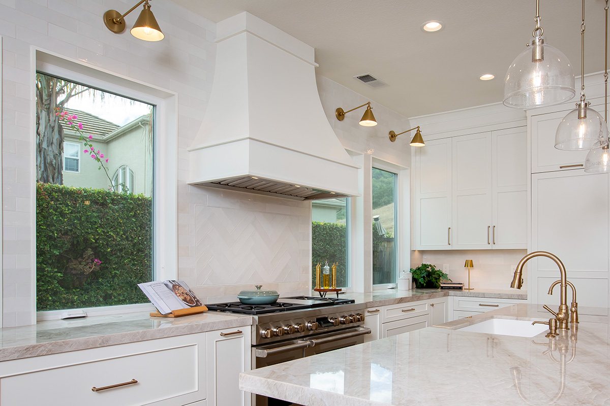 hood | curved decorative with plain skirt | custom